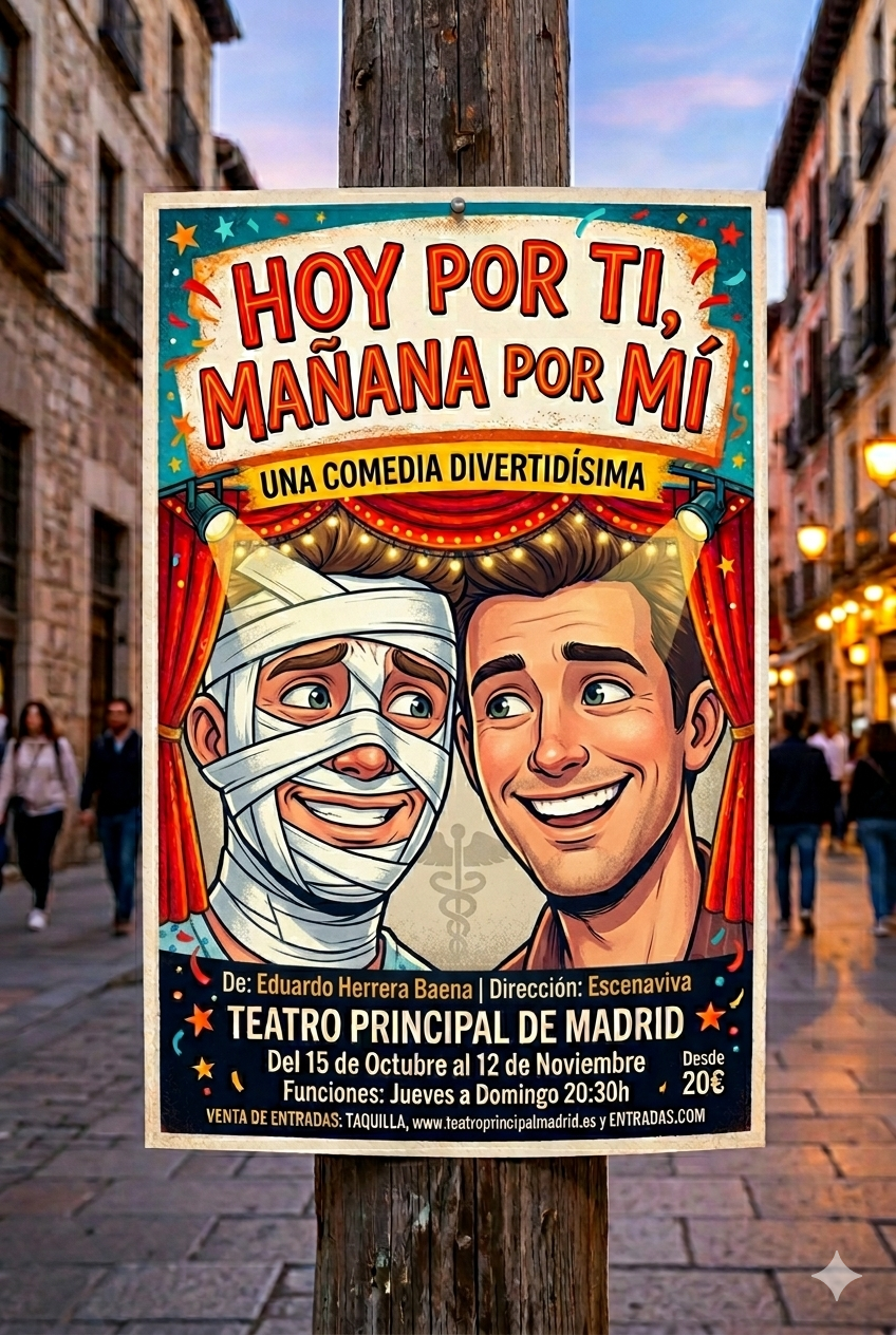 Microteatro Escenaviva: Hoy por ti, mañana por mí.